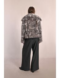 Short faux fur jacket