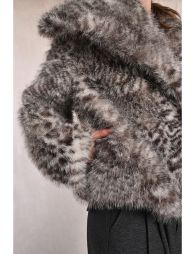 Short faux fur jacket