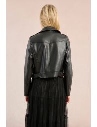 Synthetic leather perfecto jacket