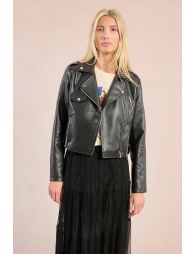 Synthetic leather perfecto jacket