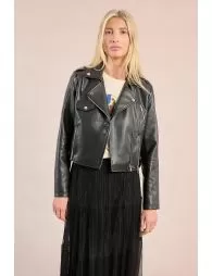 Veste perfecto en cuir synthétique