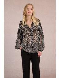 Semi-transparent veil shirt