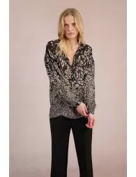 Chemise semi-transparente en voile