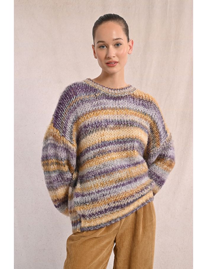 Pull en tricot Tie-Dye