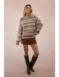 Pull en tricot Tie-Dye