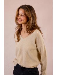 Sequin knit sweater