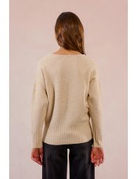 Sequin knit sweater