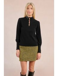 Fancy neckline sweater