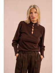 Fancy neckline sweater