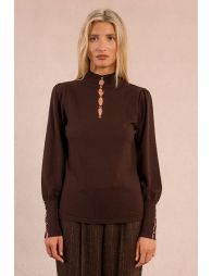 Fancy neckline sweater