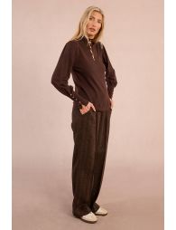 Fancy neckline sweater