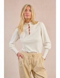 Fancy neckline sweater