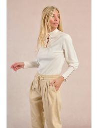 Fancy neckline sweater