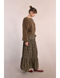 Pull en maille brossée