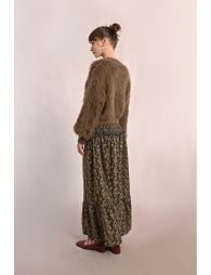 Pull en maille brossée