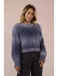 Pull Tie-Dye en maille brossée