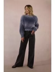 Pull Tie-Dye en maille brossée