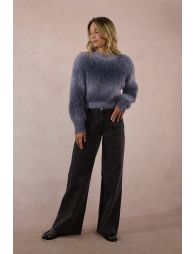 Tie-Dye sweater in brushed knit