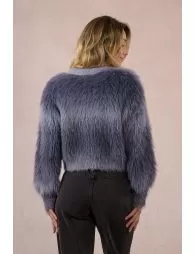 Jerseyde manga larga de peluche tie dye