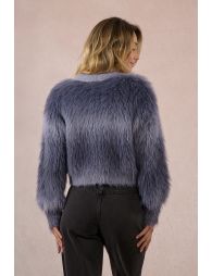 Tie-Dye sweater in brushed knit