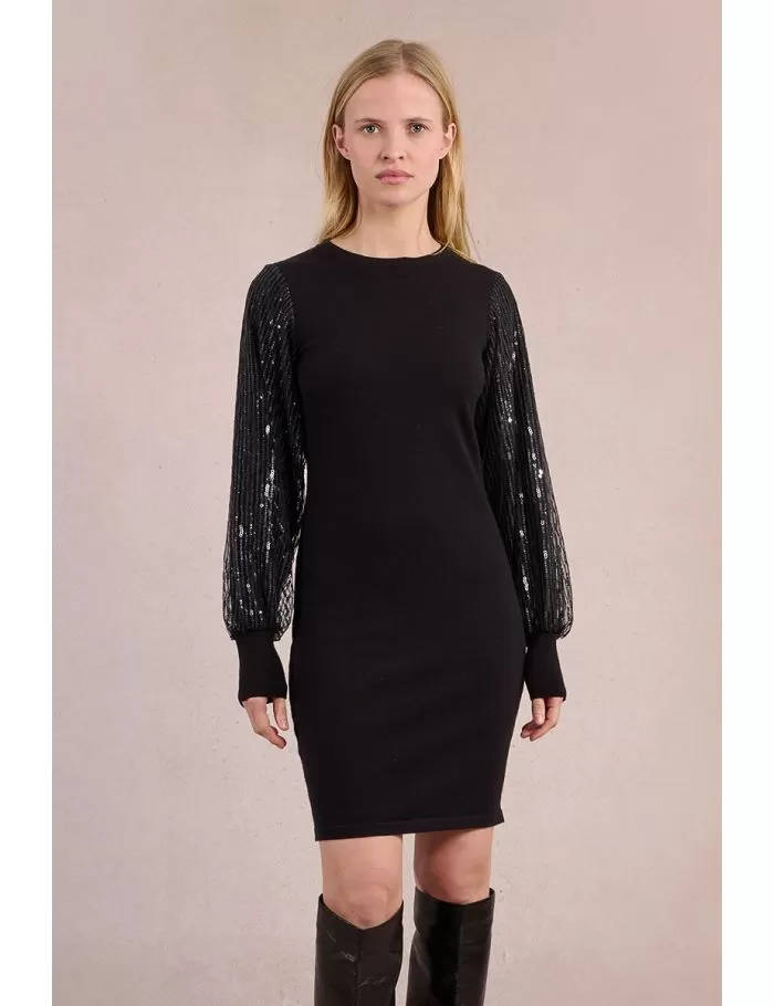 Robe courte, bi-matière