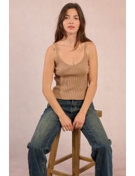 Ribbed tank top