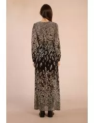 Robe longue imprimée