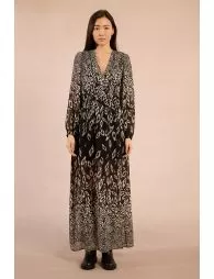 Robe longue imprimée