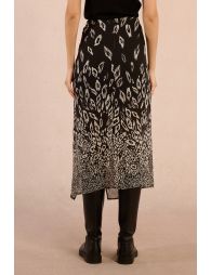 Long wrap skirt