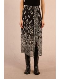 Long wrap skirt
