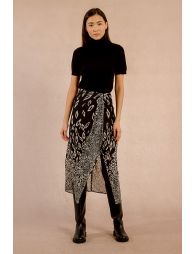 Long wrap skirt