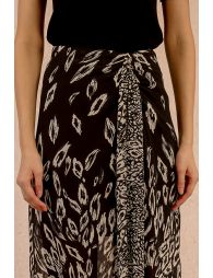 Long wrap skirt