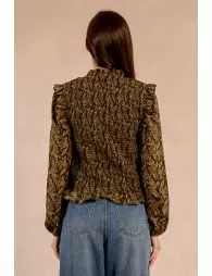 Blouse froncée