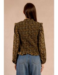 Blouse froncée