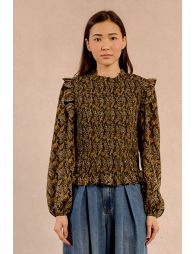 Blouse froncée