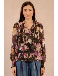 Camisade manga larga con estampado