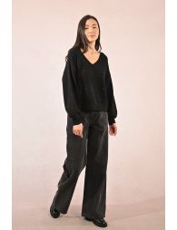 Sequined oversized sweater