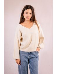 Sequined oversized sweater