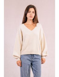Sequined oversized sweater