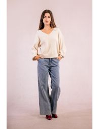 Sequined oversized sweater