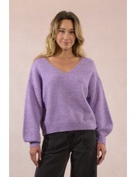 Sequined oversized sweater