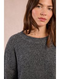Pull en maille type sweat
