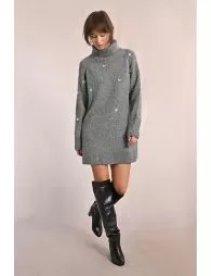 Robe pull à strass
