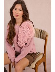 Fancy sweater in pink