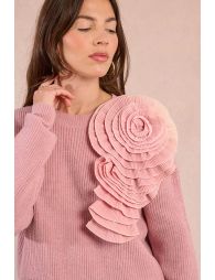 Fancy sweater in pink