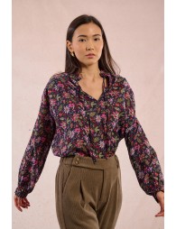 Camisa  de manga larga poeta con estampado