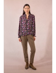 Camisa  de manga larga poeta con estampado