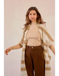 Open Fringed Poncho