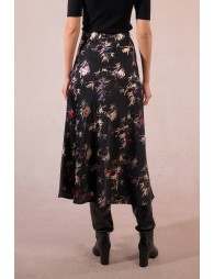 Jupe longue à motif floral