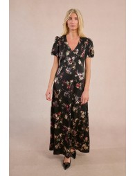 Longue robe satinée